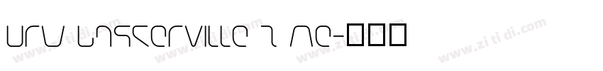 URW Baskerville T Me字体转换